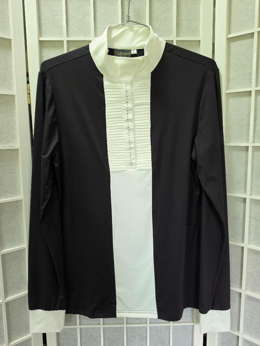 Ovation Elegance Grace Show Shirt, Med, Black